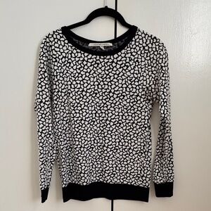 Collective Concepts Black and White Patterned Top